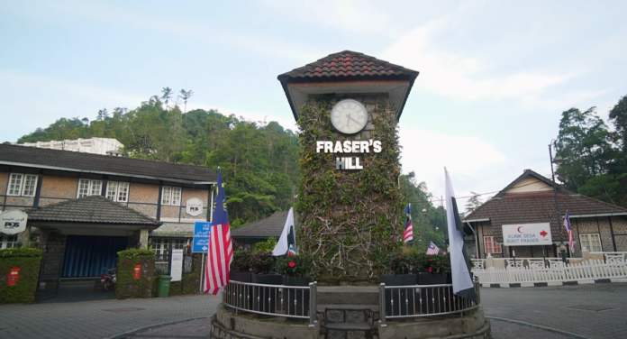 The Clock Tower, a iconic landmark in Fraser's Hill